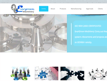 Tablet Screenshot of evergreenmachinery.net